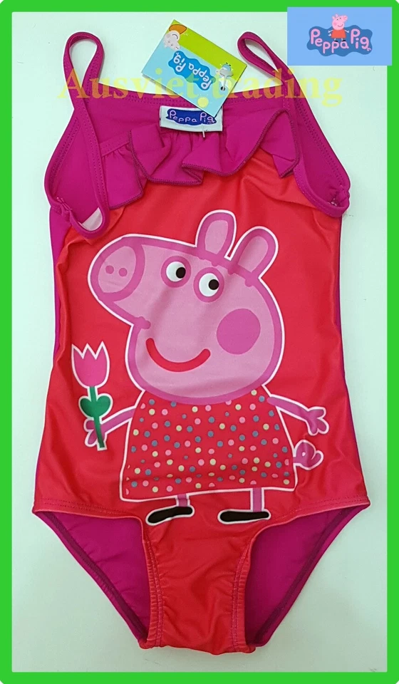 NUEVO PEPPA PIG NIÑAS NIÑOS TRAJE DE BAÑO TRAJE DE BAÑO NATACIÓN BAÑISTA traje de baño 1 pieza Foto 1 de 1