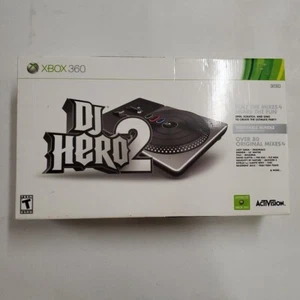 Mirosoft Xbox 360 - Paquete de tocadiscos DJ Hero 2 - Sellado de fábrica y nuevo - Imagen 1 de 10