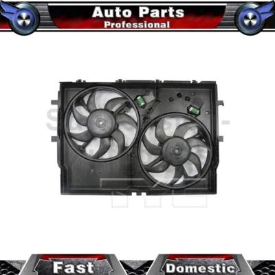 Ventilador de radiador y condensador doble TYC para Ram ProMaster 1500_S 2014 2015 2016 2017 Foto 1 de 4