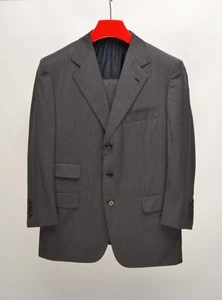 BRIONI "TRAIANO" Grey Bespoke 150's Wool Suit 3Btn Size EU 46S / UK, US 36S - Picture 1 of 20