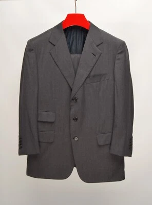 BRIONI "TRAIANO" Grey Bespoke 150's Wool Suit 3Btn Size EU 46S / UK, US 36S - Image 1 of 4