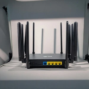 Router CPE 4G/5G WiFi 6 Gigabit Dual Band 2,4 GHz e 5 GHz supporto router scheda SIM - Foto 1 di 16