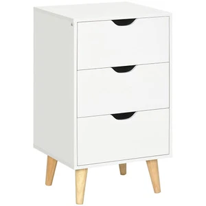 HOMCOM Chest of Drawers, 3 Drawer Unit Storage Chest Bedroom Living Room - Picture 1 of 7
