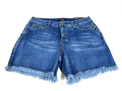 Relativity Jean Shorts Blue Denim Womens Sz. 10 - NWT - Image 1 of 4