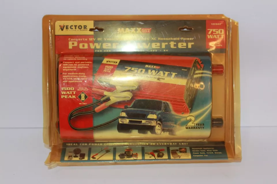 VECTOR MAXX SST VEC043 750 Watt DC To AC  Power Inverter - Image 1 of 3