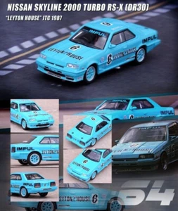 1987 Nissan Skyline 2000 Turbo RS-X HR31 #6 Leyton House JTC *** INNO64 1:64 - Picture 1 of 4