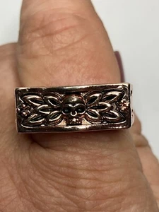 Ring Rose gold tone size 12 skull - Picture 1 of 2