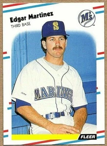 Edgar Martinez - 1988 Fleer RC - Bild 1 von 2