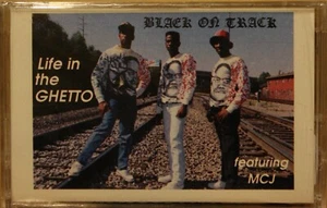 BLACK ON TRACK, Life In The Ghetto - 1992 N.O. Hip Hop Cassette ALLIV JC 1594 - Picture 1 of 3