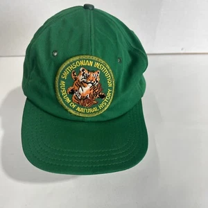 Vtg Smithsonian Inst Museum Of Natural History Tiger Hat Cap S/M - Picture 1 of 3