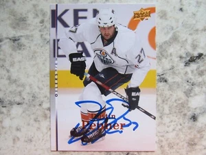 Edmonton Oilers Dustin Penner Signed Autographed 2007-08 Upper Deck Mint - Picture 1 of 1