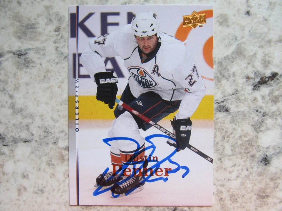 Edmonton Oilers Дастин Пеннер с автографом 2007-08 Upper Deck как новая - Изображение 1 из 1