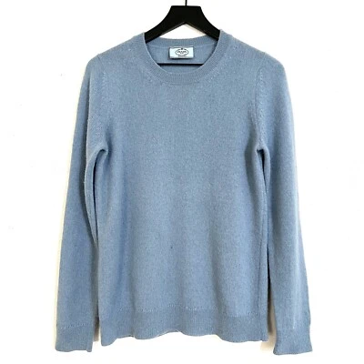 Prada Women’s Alpaca Crewneck Sweater Size 44 Light Blue Made In Peru - Image 1 of 4