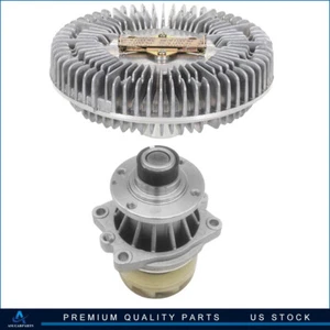 ✔Cooling Water Pump & Electric Fan Clutch for BMW E90 328i 525i 530i M3 M5 - Picture 1 of 19