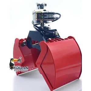 1/14 Metall Zweischalengreifer für RC-Hydraulikkran Muldenkipper Auto - Bild 1 von 5