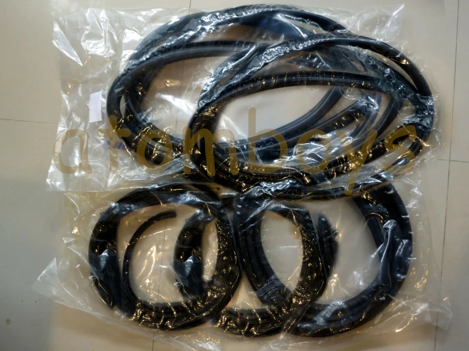 For Nissan DATSUN SUNNY 1200 KB110 COUPE WEATHERSTRIP DOOR SEAL 5 PCS. RUBBER - Image 1 of 4