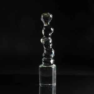 Murano Glas Skulptur Totem Cenedese Ermanno Nason 1963-72 Unikat klar 5 Elemente - Imagen 1 de 6