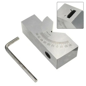 Steel Adjustable Angle Gauge Tool for Precision Milling Setup 60 Degrees - Picture 1 of 12