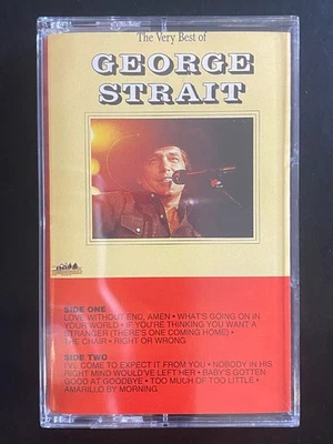 George Strait The Very Best Of Cassette Tape 2 MCA 1991 Country Music Foto 1 de 4