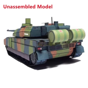 1/43 DIY French Leclerc Main Battle Tank Paper  Military Unassembled Model A - Picture 1 of 9