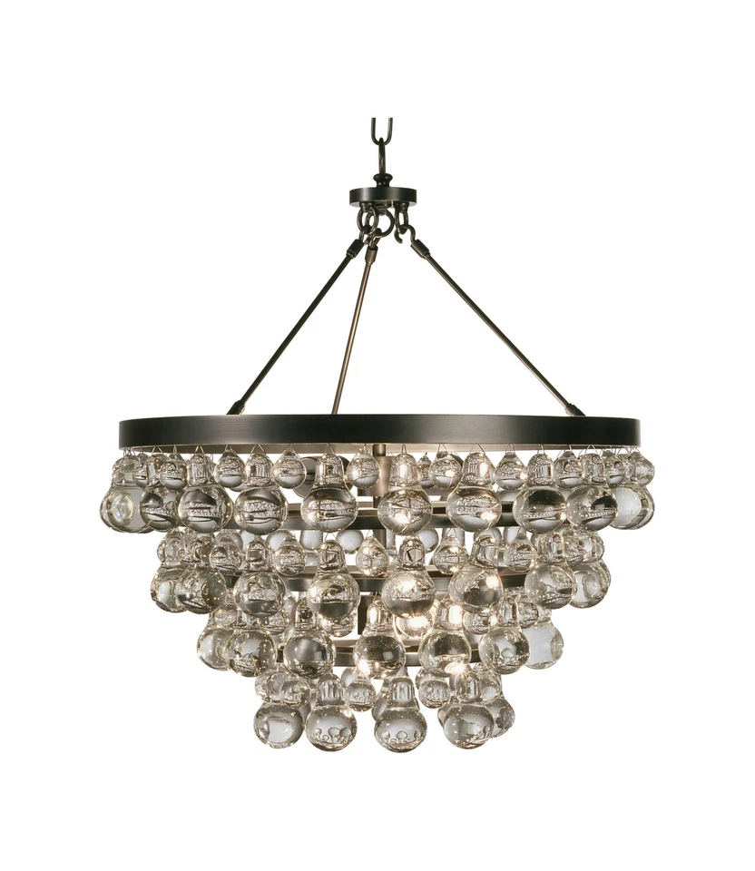 Lámpara de araña Robert Abbey Bling S Bling 4 luces 21" / - Bronce Foto 1 de 4