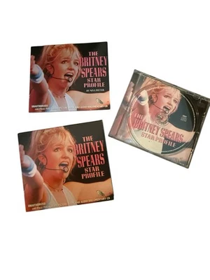 Vtg Britney Spears Star Profile 100pg Picture Book & Audio Documentary CD 1999 - Image 1 of 4
