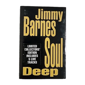 JIMMY BARNES - 'Soul Deep' Cassette Tape Album 1992 AUST. PRESS LIMITED EDITION  - Picture 1 of 5