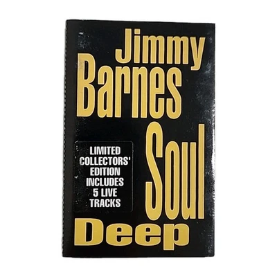 JIMMY BARNES - 'Soul Deep' Cassette Tape Album 1992 AUST. PRESS LIMITED EDITION  - Image 1 of 4