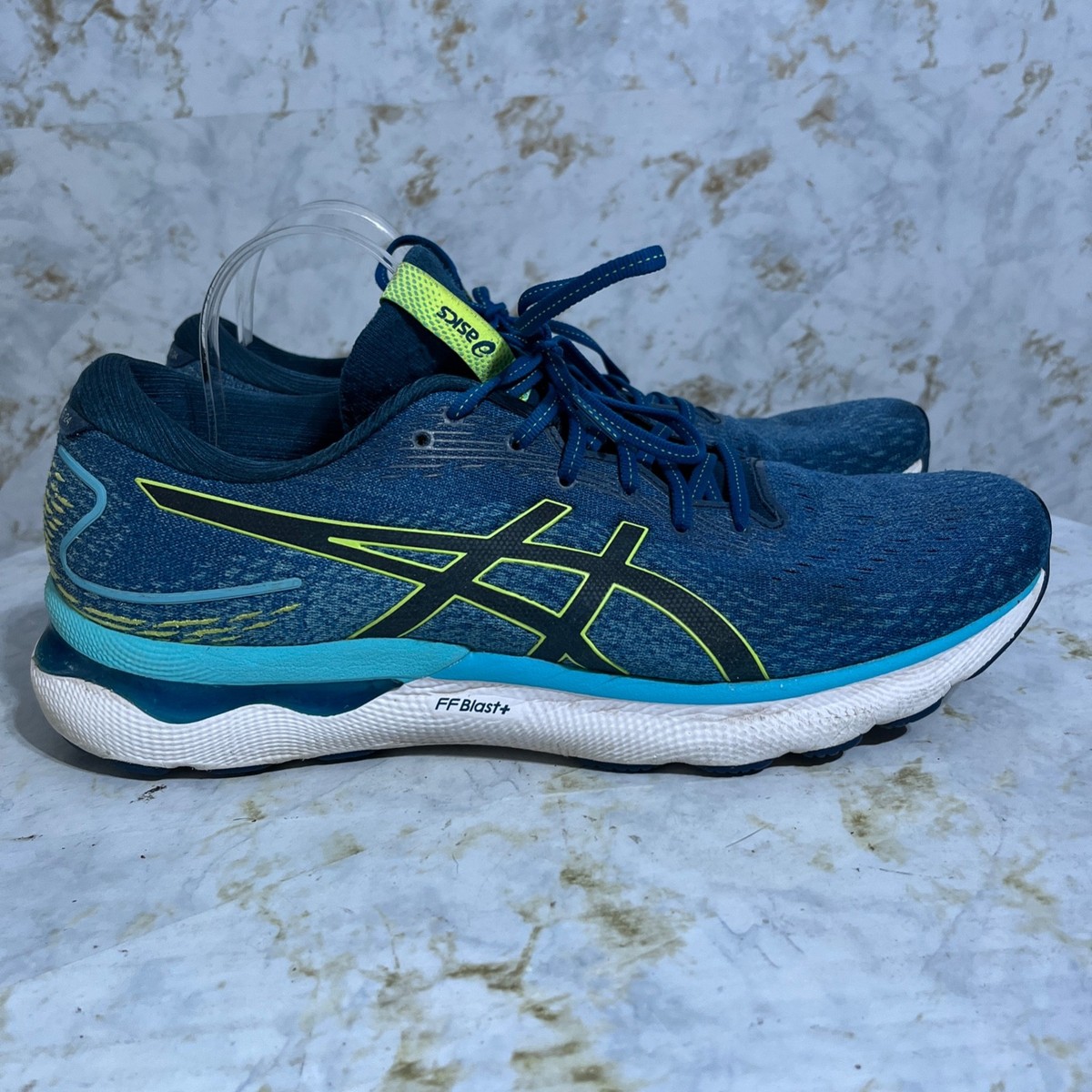 【未使用 27cm】ASICS　 GEL-NIMBUS 26 ネイビー/ライム 未使用 27cm】ASICS GEL-NIMBUS 26 ネイビー/ライム - メルカリ