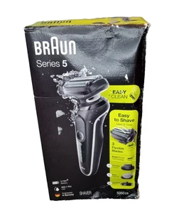 Braun Series 5 Electric Razor for Men Waterproof Foil Shaver 5050cs Wet & Dry - Picture 1 of 12