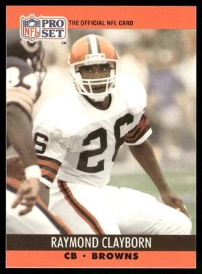 Raymond Clayborn 1990 Pro Set Football #471 - Cleveland Browns - Image 1 of 2