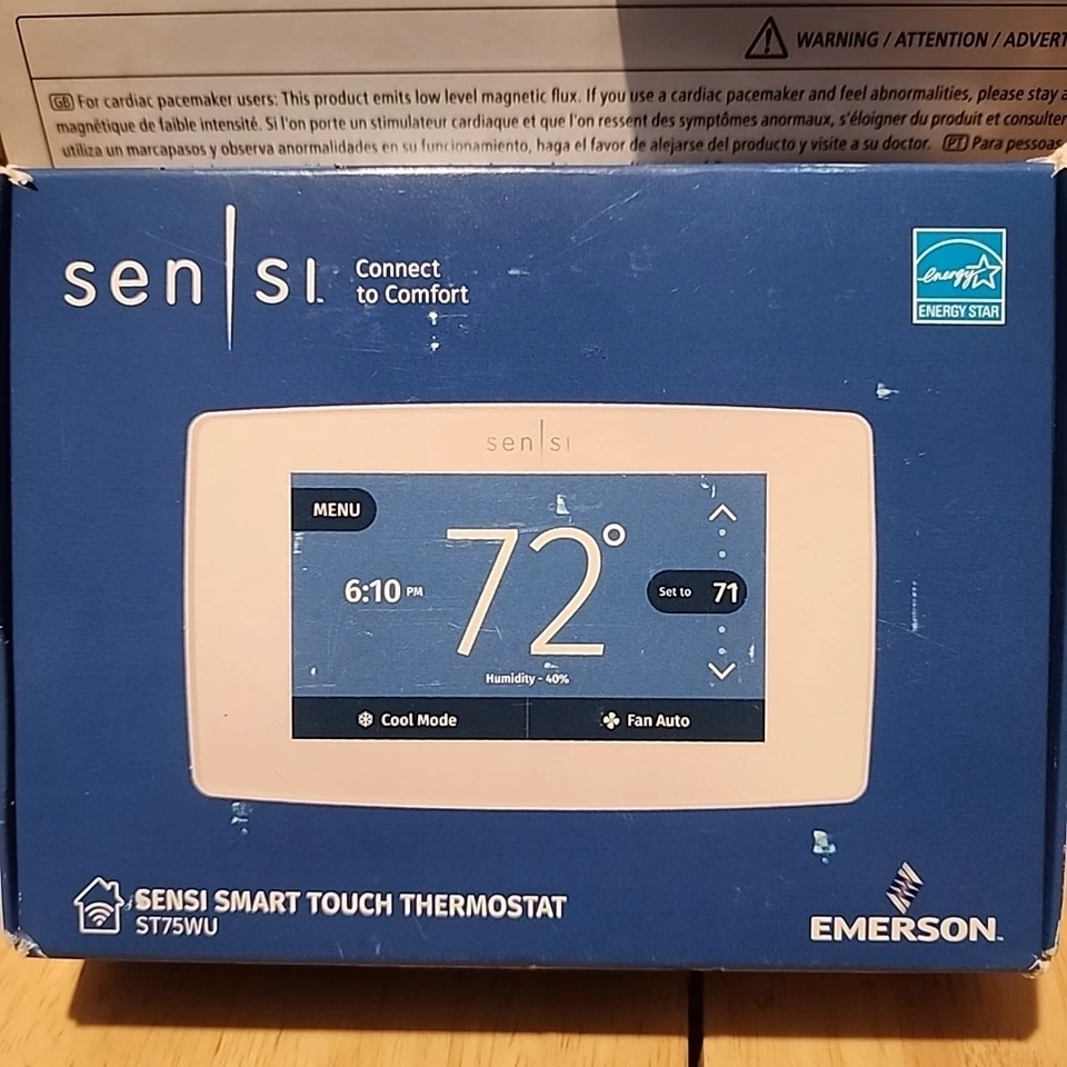 Emerson ST75WU Sensi Smart Thermostat Touchscreen  NEW Sealed - Image 1 of 4