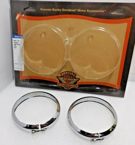 Harley-Davidson OEM Passing Lamp Trim Ring Pair 69622-99B - Bild 1 von 3