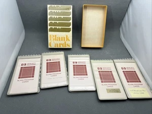 HP-65, HP-67, HP-97, HP-41C Blank Magnetic Cards and Wallets in Box - Picture 1 of 6