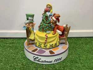 1996 Disney Grolier Collectibles"Christmas in Wonderland" Figurine Limited - Picture 1 of 12