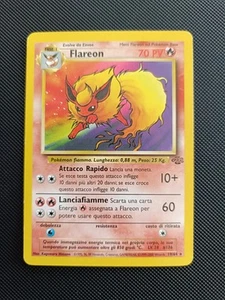 Pokemon Flareon 19/64 Jungle - Rara no Holo - Ita - Vintage - A15 - Foto 1 di 5