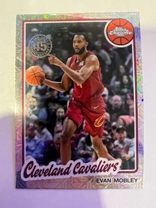2025-26 Topps Silver Pack Chrome Mojo Refractor #TC-EM Evan Mobley - Bild 1 von 3
