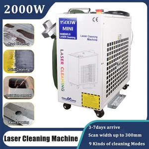 Macchina pulizia laser rimozione ruggine 2000W Laser BWT rimozione vernice ad olio industria - Foto 1 di 14