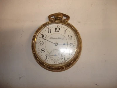 Hampden 16 Talla 17 Joya Ajustable Reloj Bolsillo Foto 1 de 4