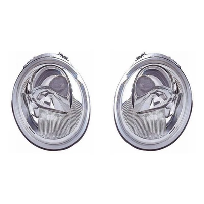 Par de faros laterales conductor y pasajero para Volkswagen Beetle 1998-2005 Foto 1 de 4