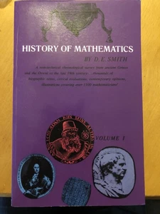 History of Mathematics: General Sur..., Smith, David Eu - Bild 1 von 2