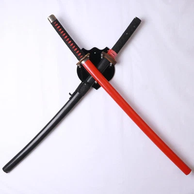 Estante de espada montaje en pared soporte de espada samurai para exhibición de espada katanas escritorio Foto 1 de 4