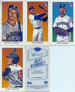 2020 Topps T206 Seattle Mariners Complete Regular Team Set (5) - Picture 1 of 1