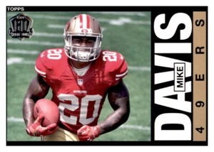 2015 Topps 60th Anniversary Shield Mike Davis Rookie RC Insert PWE 49ers - Picture 1 of 2