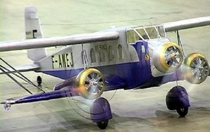 Breguet 393 France Airliner Airplane Wood Model Replica Small Free Shipping - Picture 1 of 1