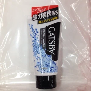Limpiador de lavado facial fuerte transparente Gatsby 130 g mandoma de Japón - Imagen 1 de 2