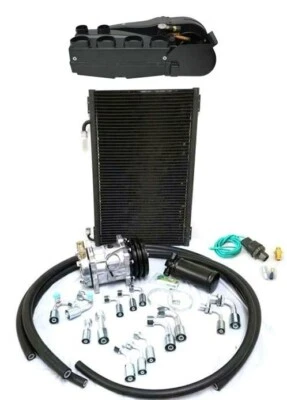 Gearhead Super AC Heat Defrost Air Conditioning Kit w/ Fittings Compressor Hoses - Image 1 of 2