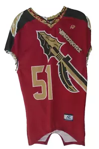 vintage Florida State FSU Seminoles Game Worn Jersey #51 Maroon - Picture 1 of 7
