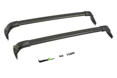 18-24 Buick Enclave Roof Rack Cross Rails Package in Black GM OEM NEW 84196853 - Image 1 of 4