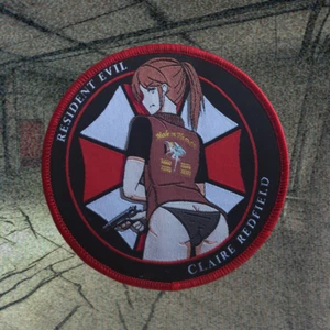 Resident Evil 2 Biohazard Claire Redfield Airsoft morale military anime patch - Picture 1 of 2